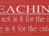 teaching
